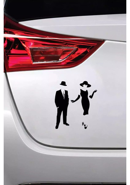 Modern Bay Wc - Araç, Oto, Laptop, Duvar Uyumlu Sticker 15*16 cm fiyatları