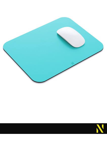 Turkuaz Renkli Ergonomik Mouse Pad - 23 cm x 19 cm - Kaydırmaz Taban Ev ve Ofis Kullanımı Için Ideal Fare Altlığı Mousepad modelleri