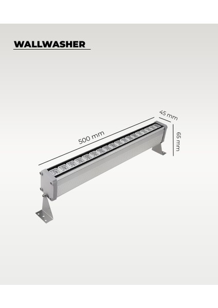 18W LED Wallwasher - Duvar Aydınlatma 6500K Beyaz Işık fiyatları