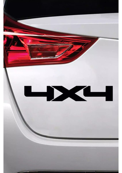 4x4 Sade Sticker Oto Motor Laptop Duvar Folyo Sticker 90 x 18 cm modelleri