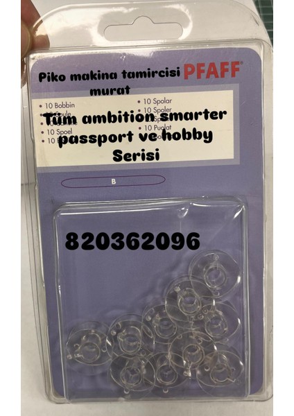 820362096 Masura Şeffaf (1 Paket : 10 Adet) Uyumlu Modeller Için Açıklama Bakınız. ..