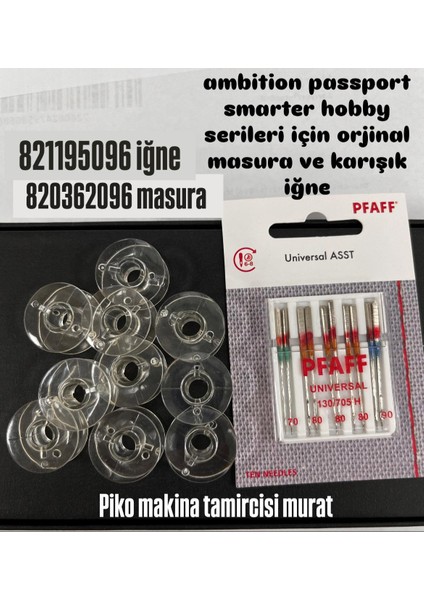 820362096 Masura ve 821195096 Iğne Karışık Paket