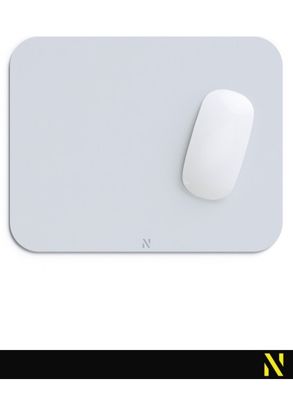 Gri Renkli Ergonomik Mouse Pad - 23 cm x 19 cm - Kaydırmaz Taban Ev ve Ofis Kullanımı Için Ideal Fare Altlığı Mousepad fırsatları