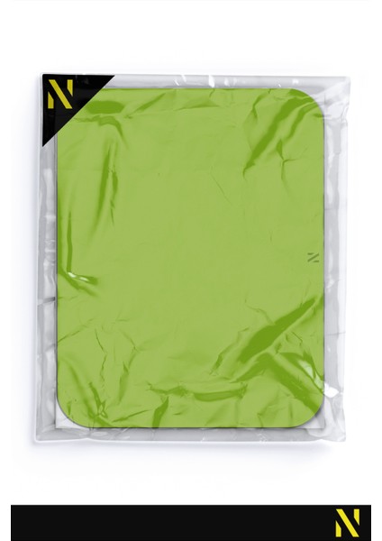Yeşil Renkli Ergonomik Mouse Pad - 23 cm x 19 cm - Kaydırmaz Taban Ev ve Ofis Kullanımı Için Ideal Fare Altlığı Mousepad