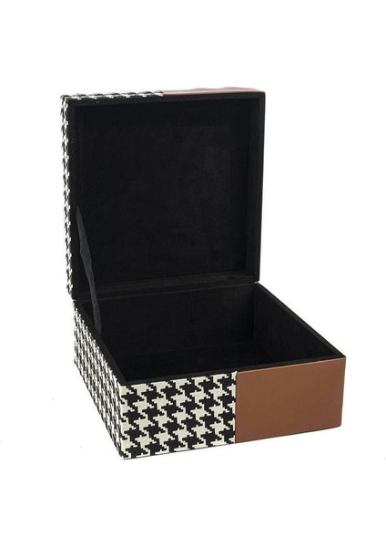 Kahve Deri Takı Kutusu 22X22X11CM P230.355272 fiyatları