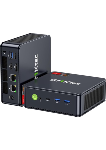 M6 Amd Ryzen 5 6600H Işlemci, 32GB Ddr5 4800MHZ Ram, 1tb M.2 Ssd, Hdmı+Dp+Type-C, 2x2.5g Ethernet Win 11 ProMini Masaüstü Bilgisayar