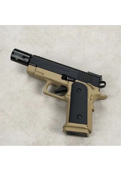 Dan Wesson 10MM Minyatür Tabanca Metal Doldurulabilir Torch Çakmak Tan