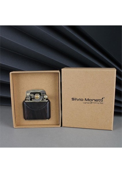 SM-090T Vintage Benzinli Ahşap Çakmak Siyah fırsatları