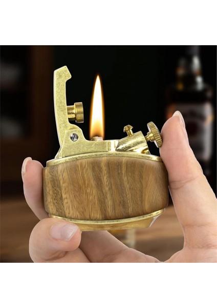 SM-089T Vintage Benzinli Ahşap Çakmak Kestane indirimleri