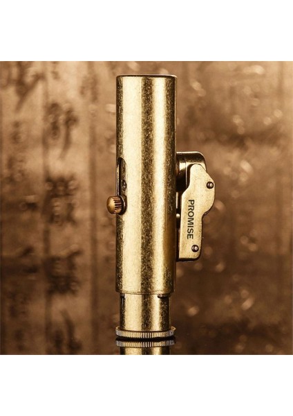 Promise Vintage Çakmak Benzinli Muhtar Çakmağı Sarı fiyatları