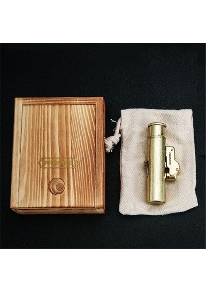 Promise Vintage Çakmak Benzinli Muhtar Çakmağı Sarı fırsatları