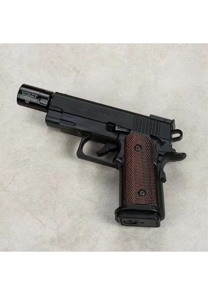 Dan Wesson 10MM Minyatür Tabanca Metal Doldurulabilir Torch Çakmak Siyah