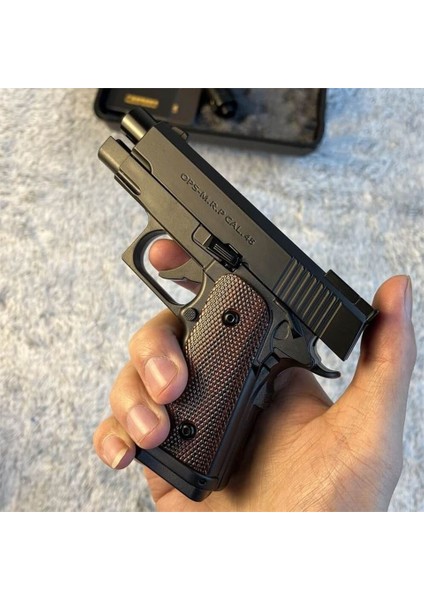 Dan Wesson 10MM Minyatür Tabanca Metal Doldurulabilir Torch Çakmak Siyah indirimleri