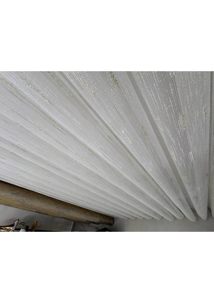Nivemeshome Gold Sakallı Tül 1/3 Sık Pile Tül Perde Apm fiyatları