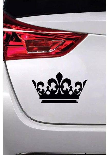 Kral Tacı Sticker Oto Motor Laptop Duvar Folyo Sticker 80 x 48 cm modelleri