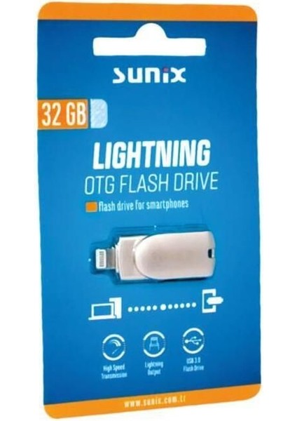 32 GB Lightning Otg Flash Bellek