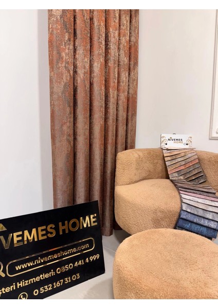 Nivemeshome Pera V-5305 1/3 Sık Pileli Fon Perde Apm indirimleri