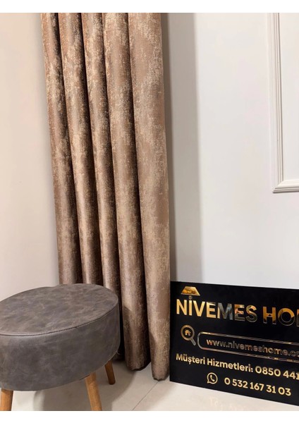 Nivemeshome Pera V-5302 1/3 Sık Pileli Fon Perde Apm fırsatları