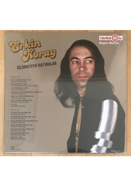 Erkin Koray- Silinmeyen Hatıralar - Türküola Almanya Baskı Plak modelleri