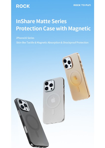 Iphone 16 Pro Matte Magsafe Silikon Kılıf