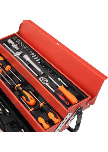 85 Parça Yüksek 3 Katmanlı Katlanır Soket Cırcırlı Anahtar Seti Araba Motosiklet Tamiri indirimleri