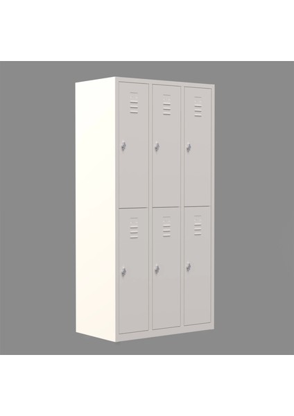 Metal Soyunma Dolabı 6 Kişilik Işçi Soyunma Dolabı fiyatları