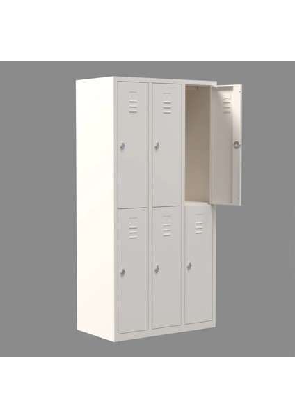Metal Soyunma Dolabı 6 Kişilik Işçi Soyunma Dolabı modelleri