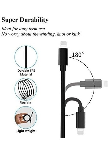 Iphone Için Aux Kablo, Apple Mfi Sertifikalı Lightning 3,5 mm Aux Kablosu, Iphone 14 13 12 11 Pro Max Xs Xr x 8 7 6 Ipad Ipod Araba, Ev Stereo Hoparlör Kulaklık, 3,3 Ft Siyah modelleri