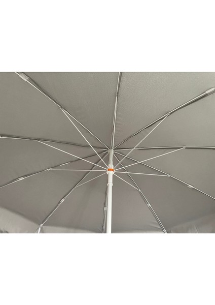 200 cm 10 Telli Balkon ve Plaj Şemsiyesi, Kalın Polyester Kumaş, Çanta Hediyeli fiyatları