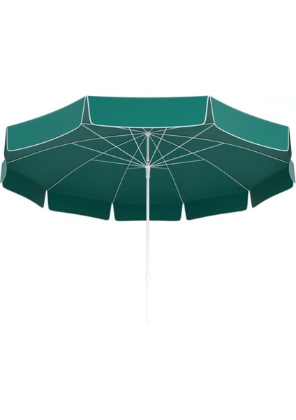 Yeşil Kalın Kumaş 2 Metre Şemsiye, Balkon, Kafe, Teras, Plaj, Eğilebilir