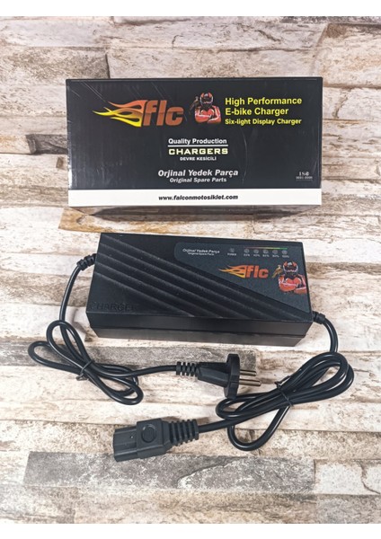 Flc Şarj Cihazı Elektrikli Bisiklet 48V 14AH Oranlı (4 Bataryalı)