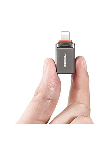 Usb-A 3.0 To Lightning Otg Convertor, Gri modelleri