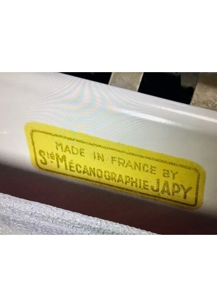 1960 Fransız Japy Script Çantalı Daktilo