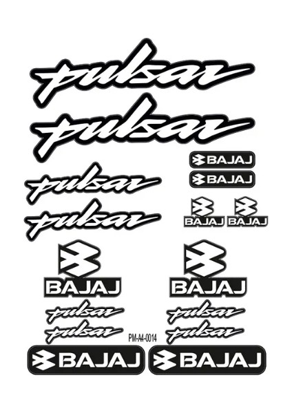 Bajaj A4 Ebadlı Sticker Arma
