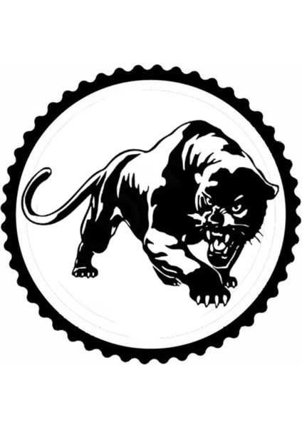 Kara Kaplan Tasarım Sticker 10 x 10 cm