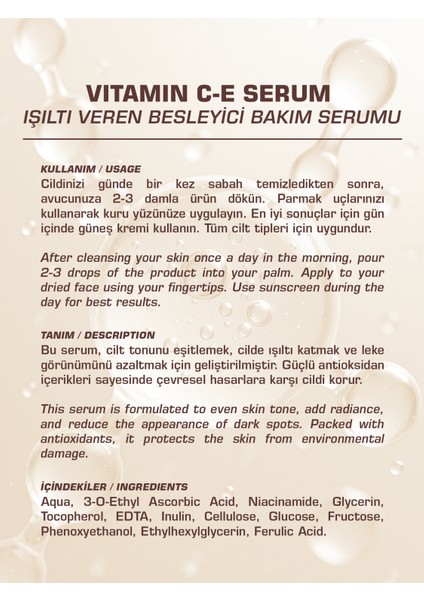 Leke Karşıtı & Aydınlatma C Vitamini Serumu indirimleri