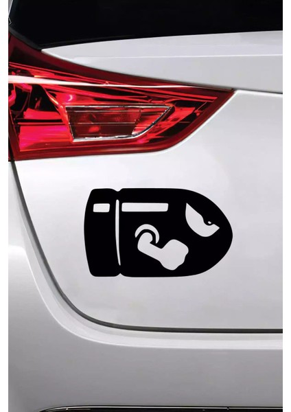 Sinirli Bomba - Araç, Oto, Laptop, Duvar Uyumlu Sticker 30*18 cm modelleri