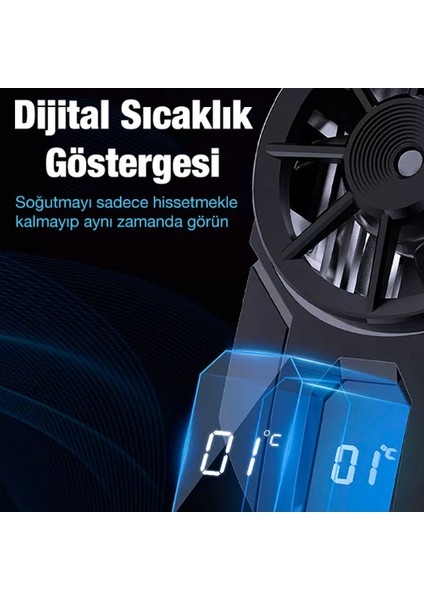 Dl-A3 Cep Telefonu Soğutma Fanı Gamer Oyuncu Radyatör Soğutucu