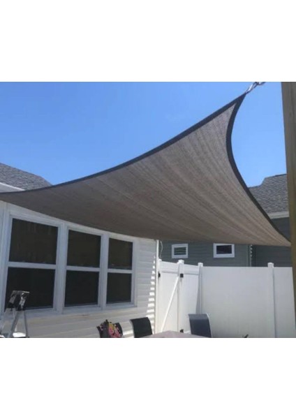 Gri Gölgelik File 4x3 M, %95 Sıklık, 140 Gr/m², Dayanıklı ve Şık Tasarım