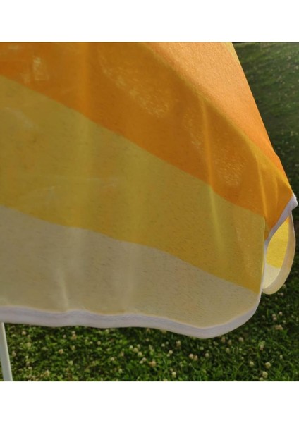 Eğilebilir 10 Tellilik 2 mt Plaj Şemsiyesi Seti, Turuncu, Bidon Dahil fırsatları