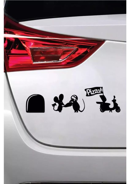 Fare Deliği -2 - Araç, Oto, Laptop, Duvar Uyumlu Sticker 15*3 cm modelleri