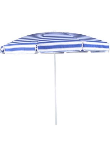 Mavi 160 cm Plaj Şemsiyesi, Güneş Korumalı ve Hafif Tasarım