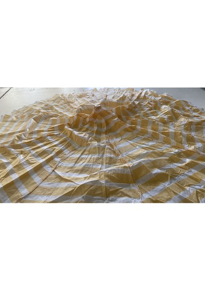 10 Telli Şemsiye Kumaşı, Sarı-Beyaz, 2 Metre, Dayanıklı ve Şık Tasarım fiyatları