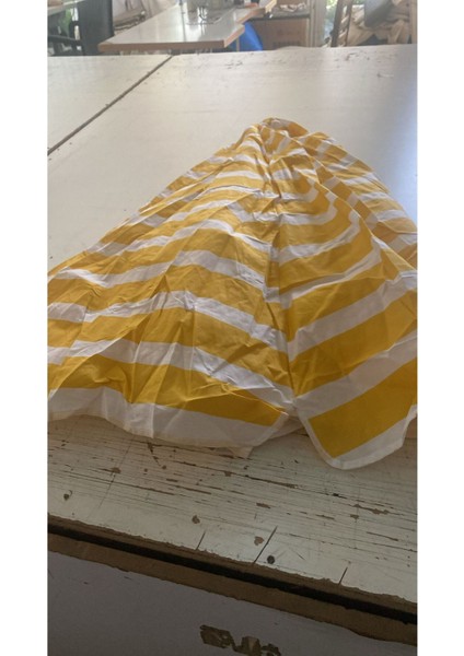 10 Telli Şemsiye Kumaşı, Sarı-Beyaz, 2 Metre, Dayanıklı ve Şık Tasarım modelleri