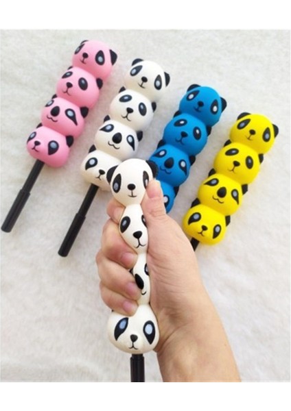 Sevimli Panda Squishy Kalem Beyaz modelleri