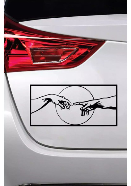 Kavuşan Eller - Araç, Oto, Laptop, Duvar Uyumlu Sticker 30*15 cm modelleri