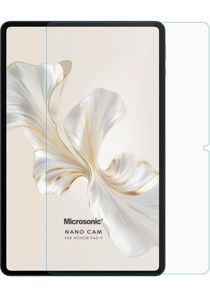 Honor Pad 9 Nano Glass Cam Ekran Koruyucu [honor Pad 9 ile Uyumlu Ekran Koruyucu - Şeffaf]