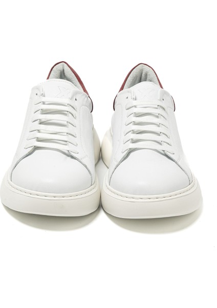 Erkek Sneaker ( Günlük) RC-25Y-058-R1960 John May Beyaz-Bordo