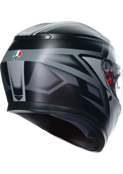 Kask/k3 Mplk Compound Matt Black Grey fırsatları