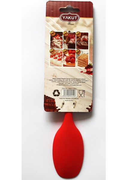 - Kırmızı Silikon Kaşık Küçük Boy -20 cm fiyatları
